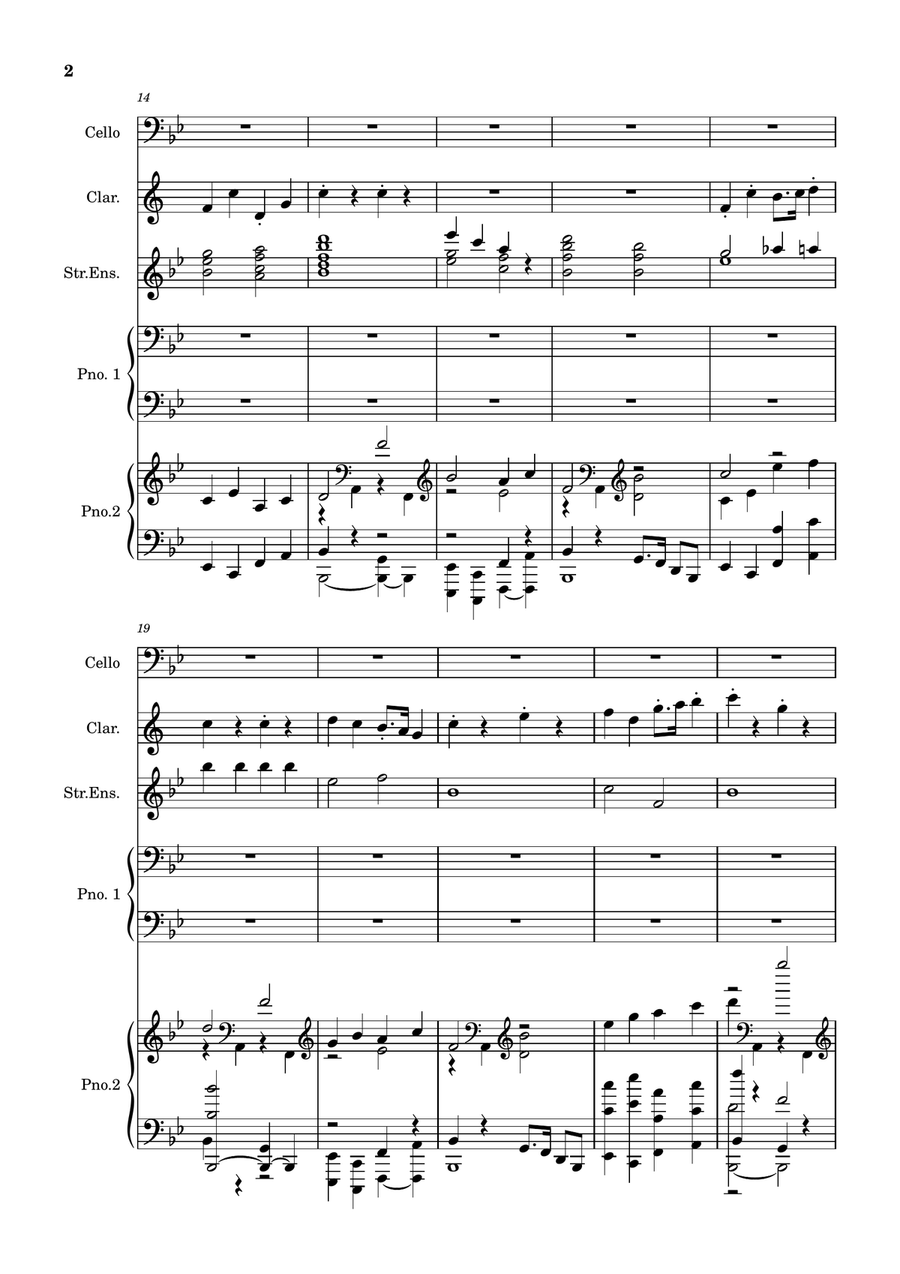 Clarinet Clarinet Full Orchestra scores gallery preview page 2