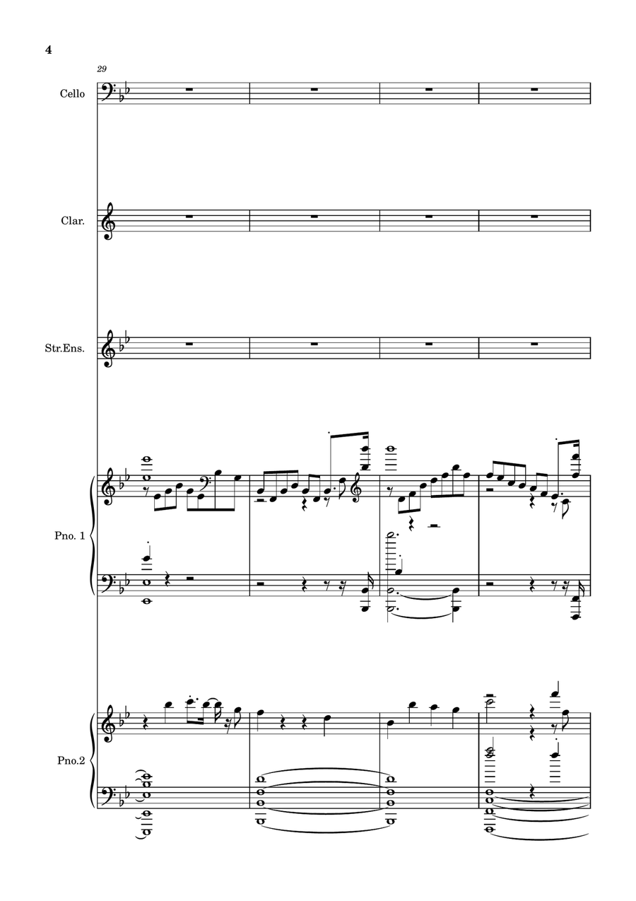 Clarinet Clarinet Full Orchestra scores gallery preview page 4