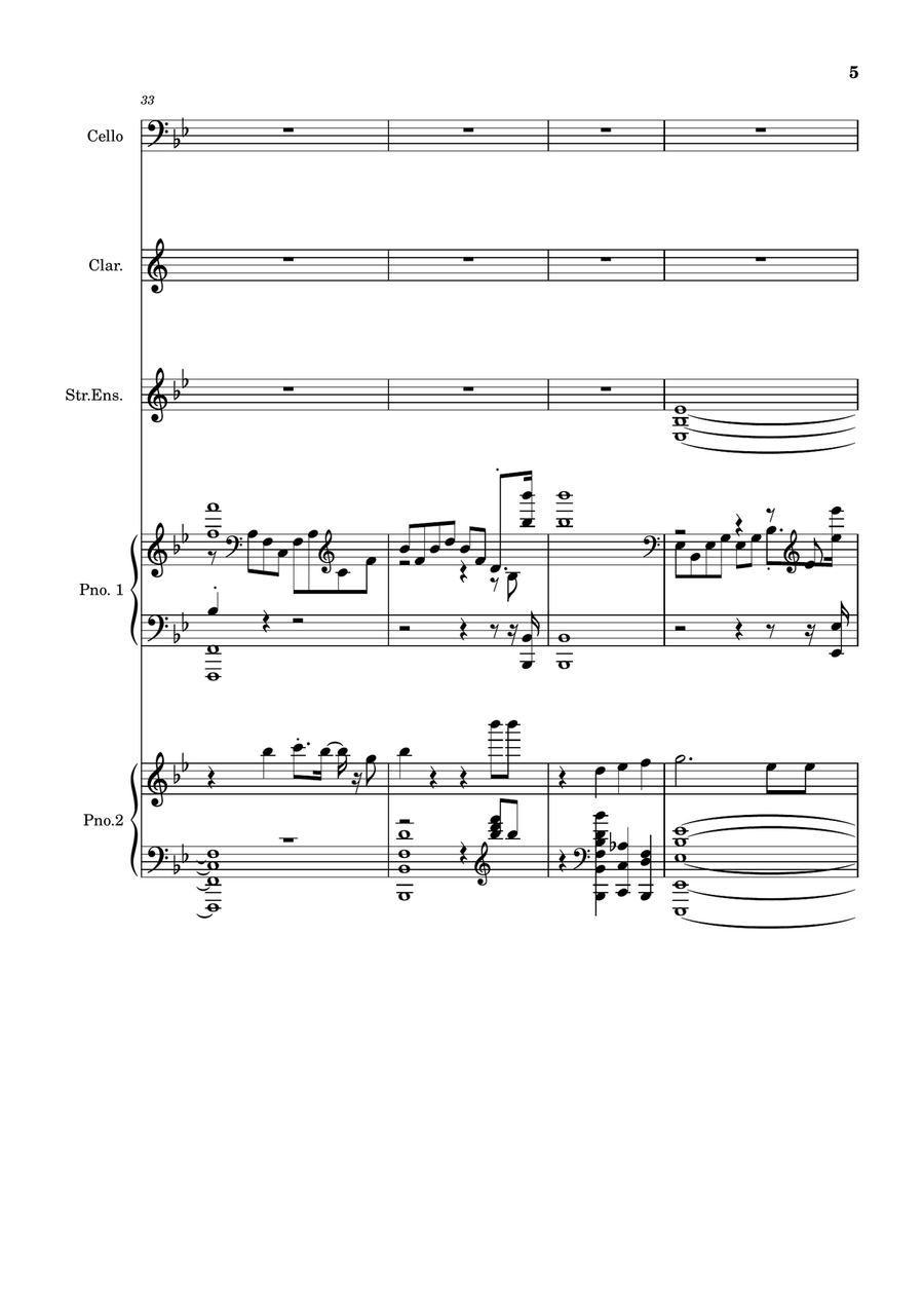 Clarinet Clarinet Full Orchestra scores gallery preview page 5