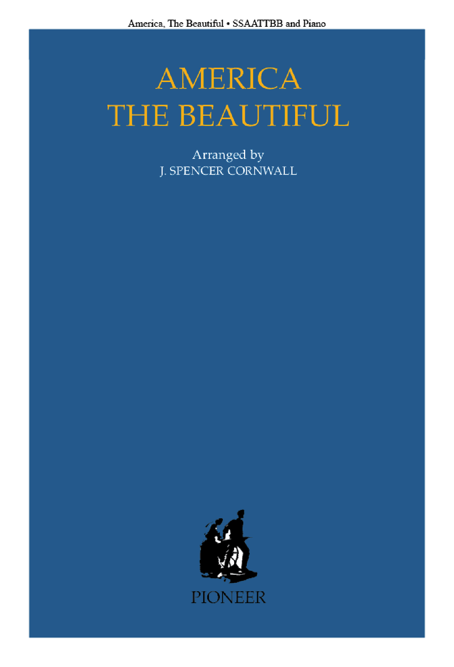 America, the Beautiful - SSAATTBB SSAATTBB scores gallery preview page 1