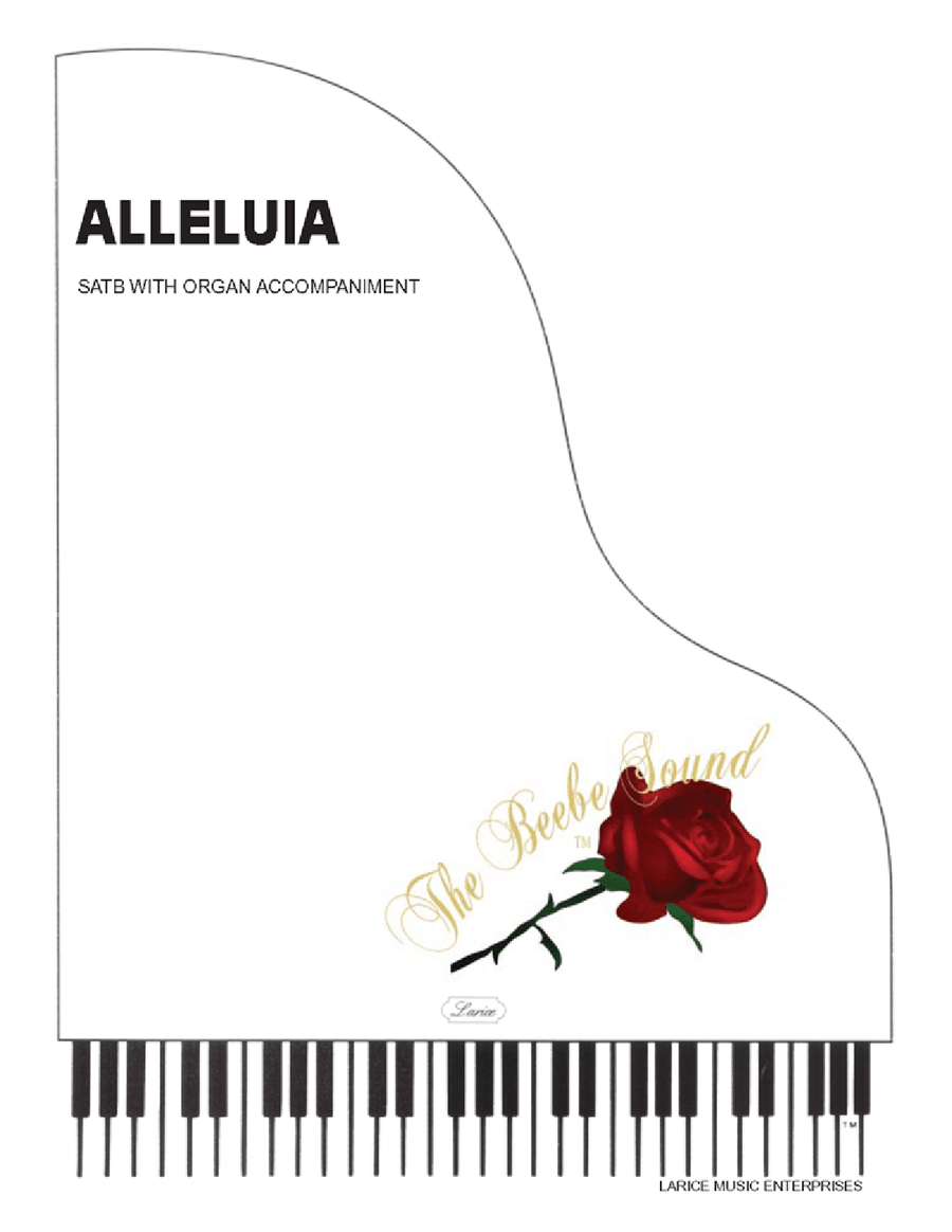 Alleluia (original) - SATB and Organ 4-Part scores gallery preview page 1