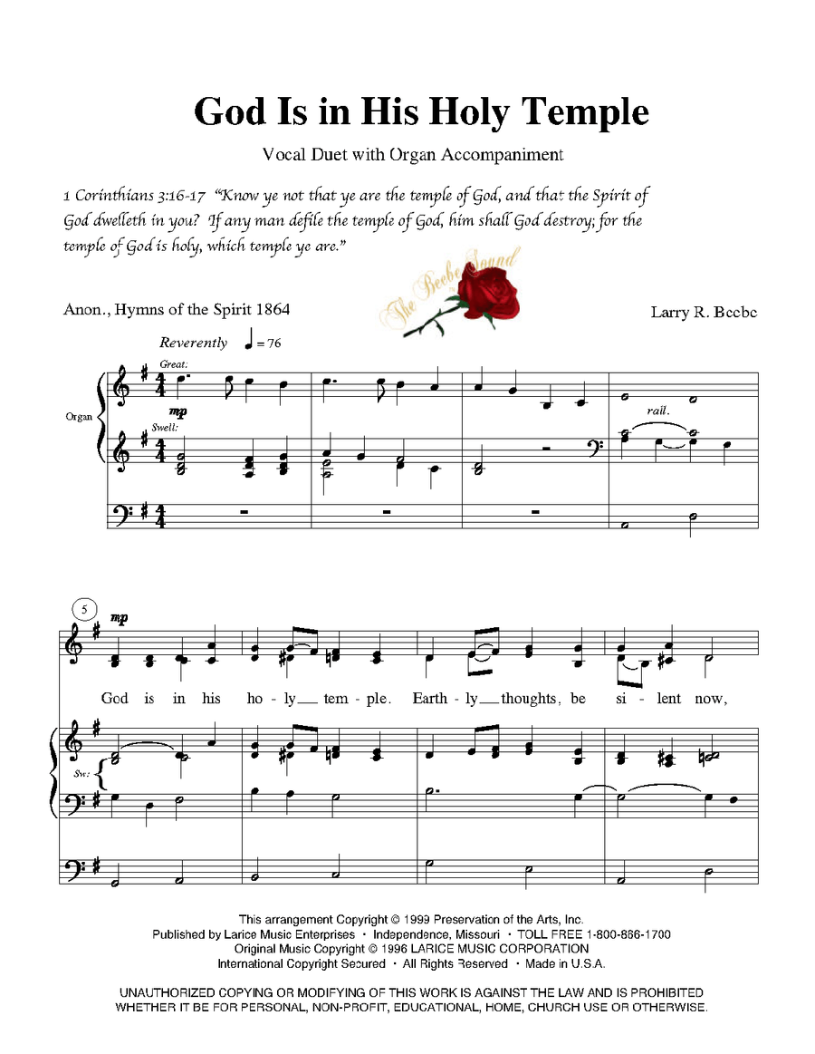 Hymns of Joy - Volume 1 - Vocal Duets Piano scores gallery preview page 3