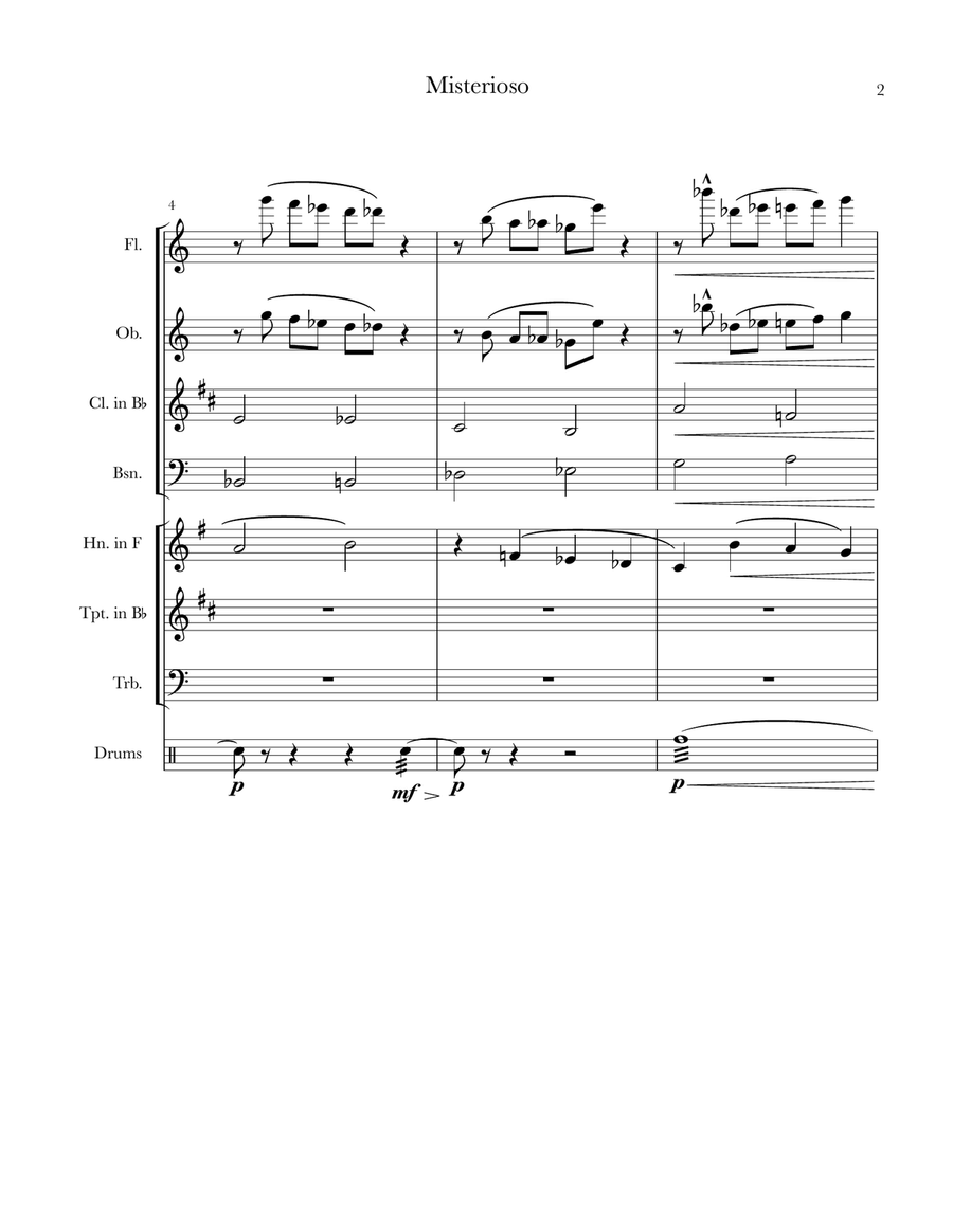 Misterioso Misterioso Large Ensemble scores gallery preview page 2