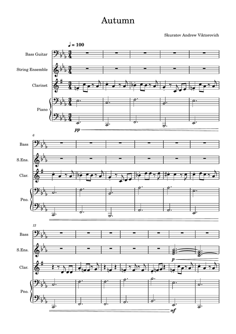 Autumn Autumn Full Orchestra scores gallery preview page 1
