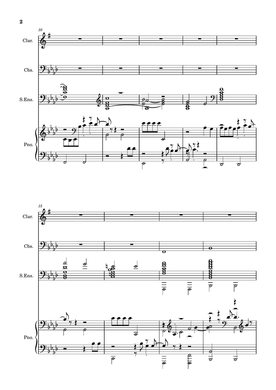 Clarinet Improvisation 2 Clarinet Improvisation 2 Full Orchestra scores gallery preview page 2