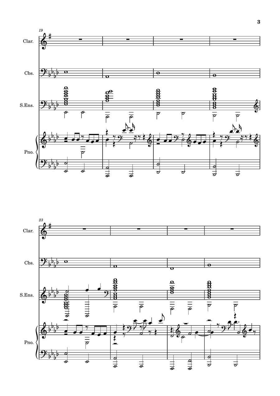 Clarinet Improvisation 2 Clarinet Improvisation 2 Full Orchestra scores gallery preview page 3