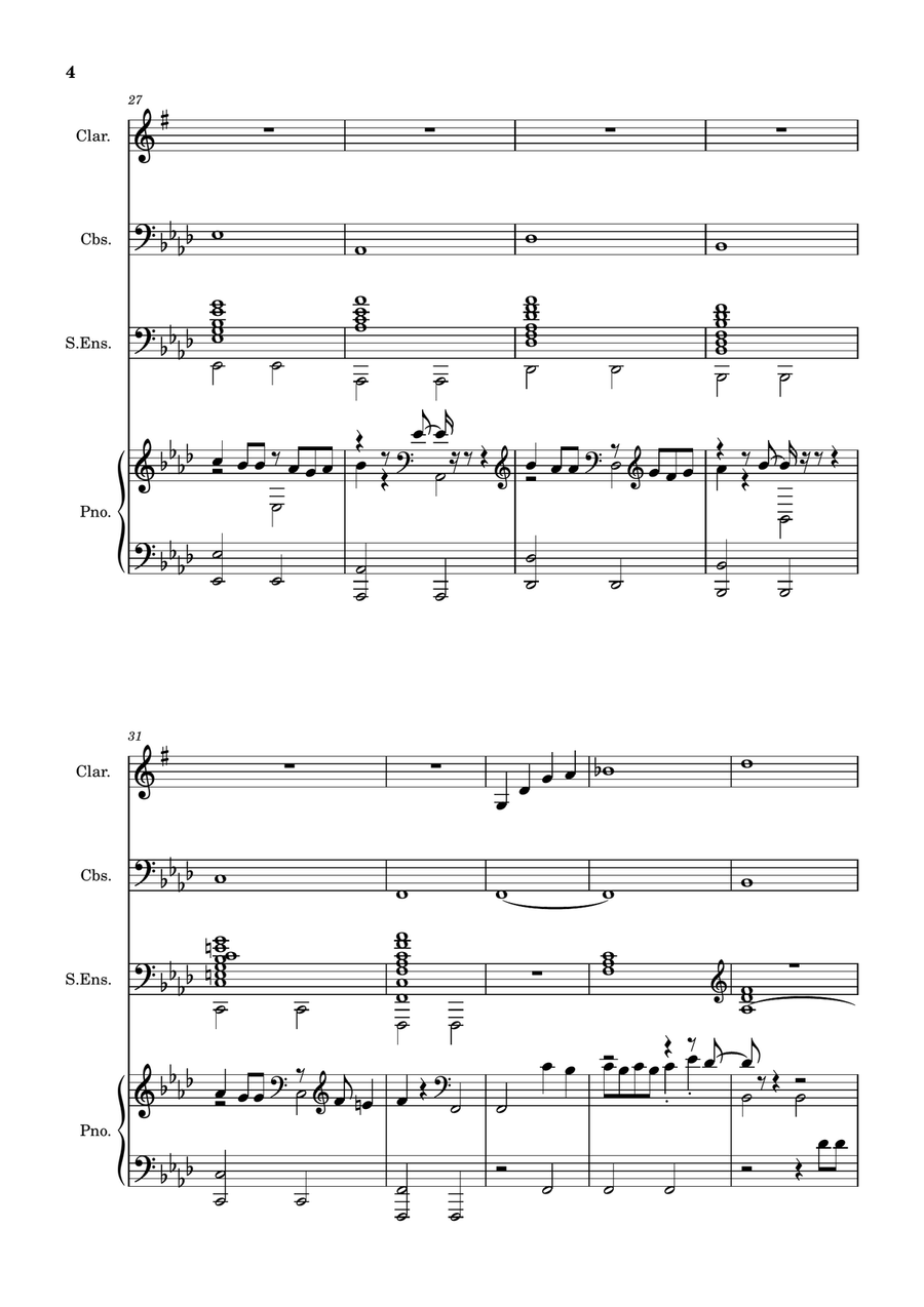 Clarinet Improvisation 2 Clarinet Improvisation 2 Full Orchestra scores gallery preview page 4