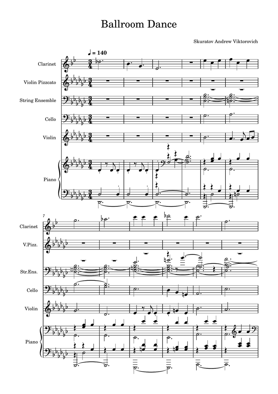Ballroom Dance Ballroom Dance Full Orchestra scores gallery preview page 1