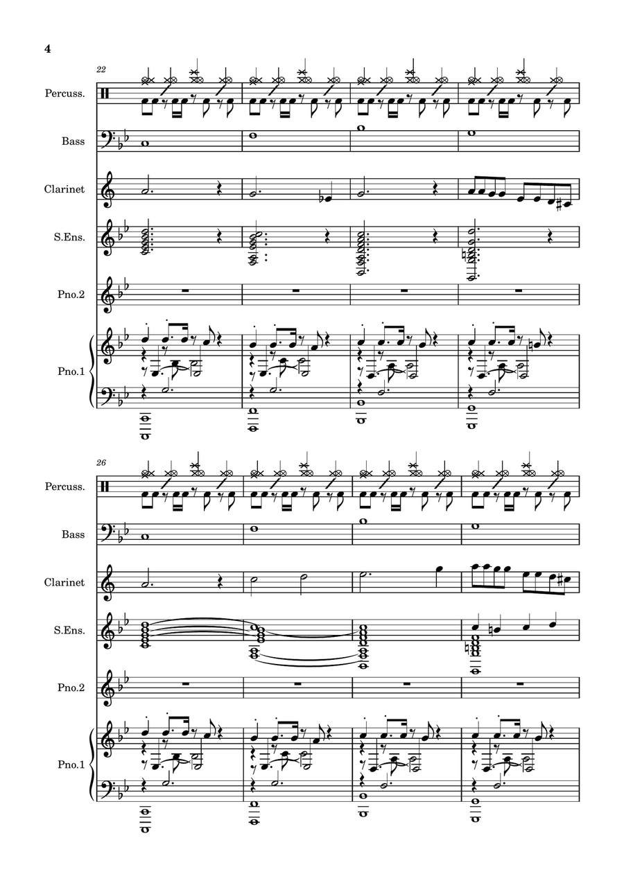 Piano Improvisation 13 Piano Improvisation 13 Full Orchestra scores gallery preview page 4