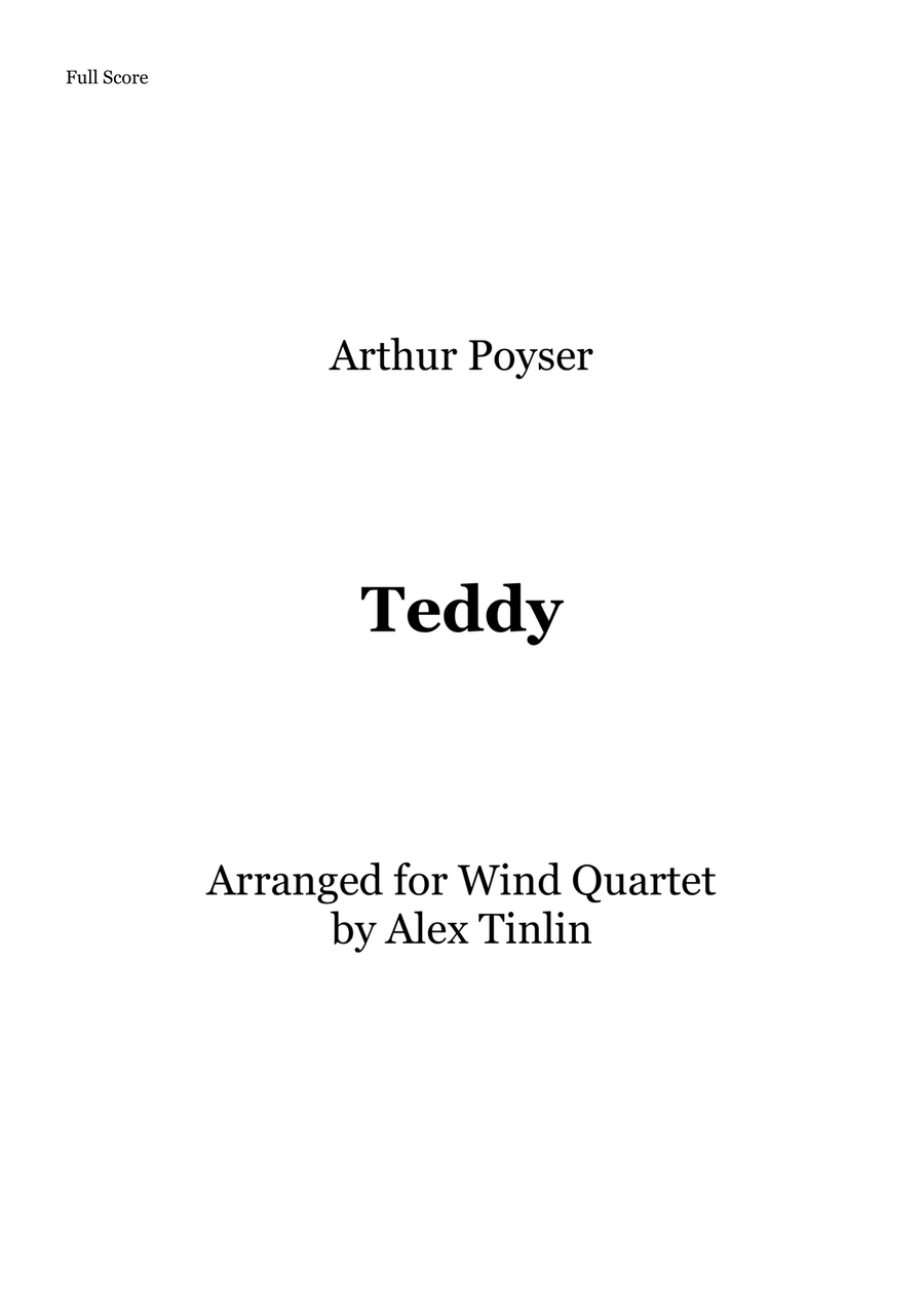 Teddy Teddy Woodwind Quartet scores gallery preview page 1