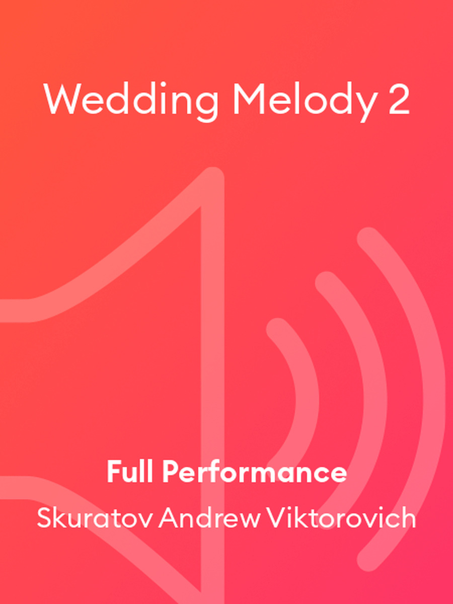 Wedding Melody 2 Wedding Melody 2 Clarinet scores gallery preview page 1