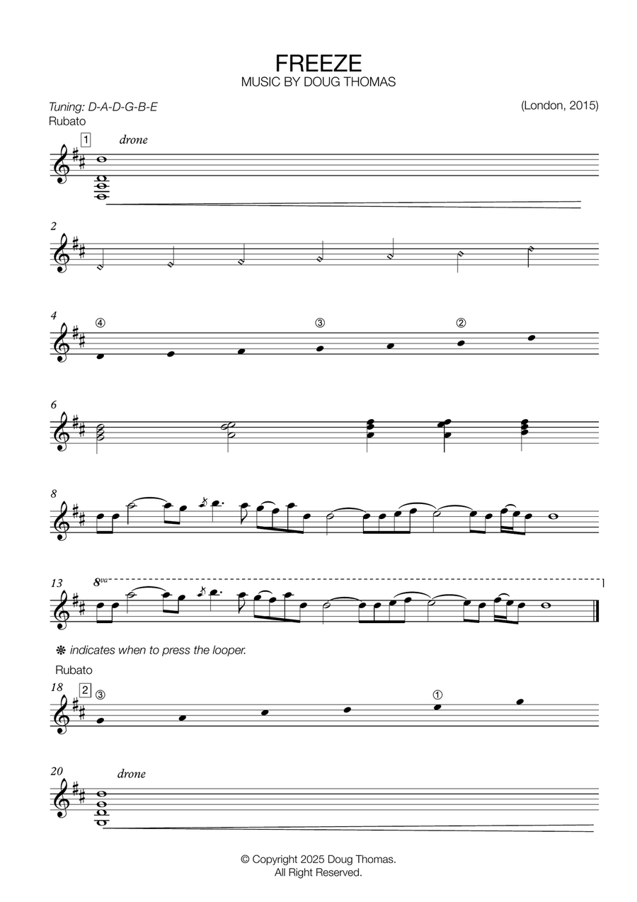 Freeze Freeze Piano Solo scores gallery preview page 2
