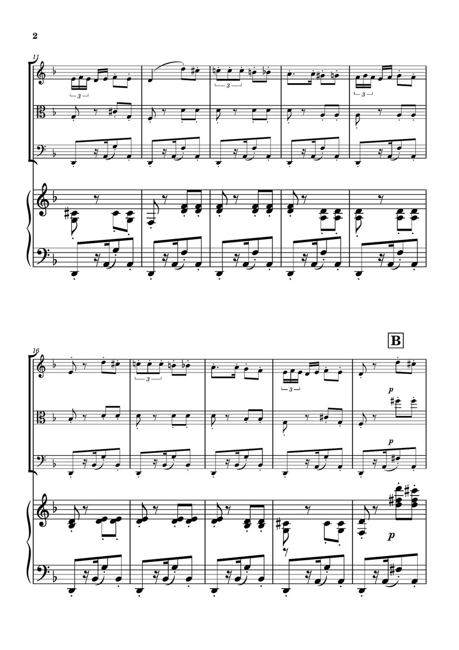 Habanera from Carmen - String Trio String Trio scores gallery preview page 2