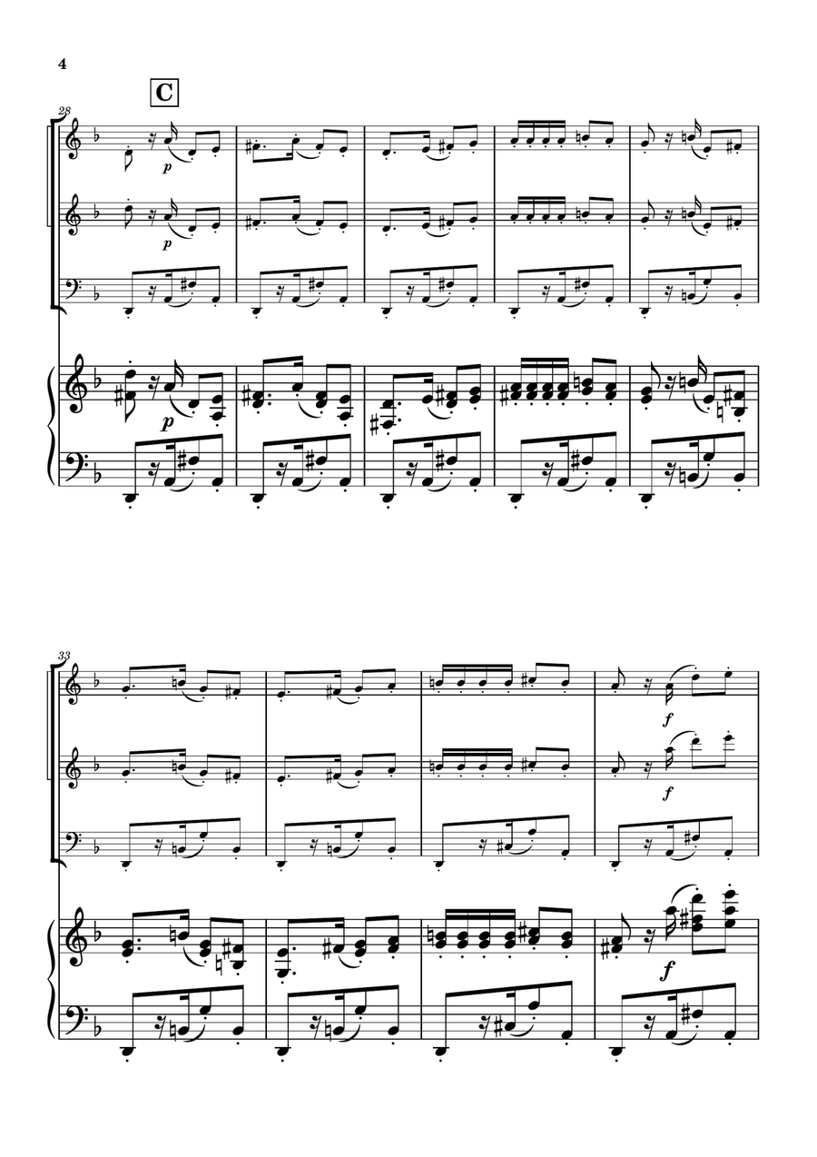 Habanera from Carmen - String Trio String Trio scores gallery preview page 4