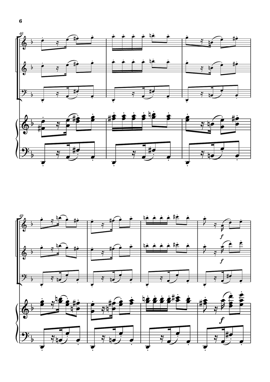 Habanera from Carmen - String Trio String Trio scores gallery preview page 6