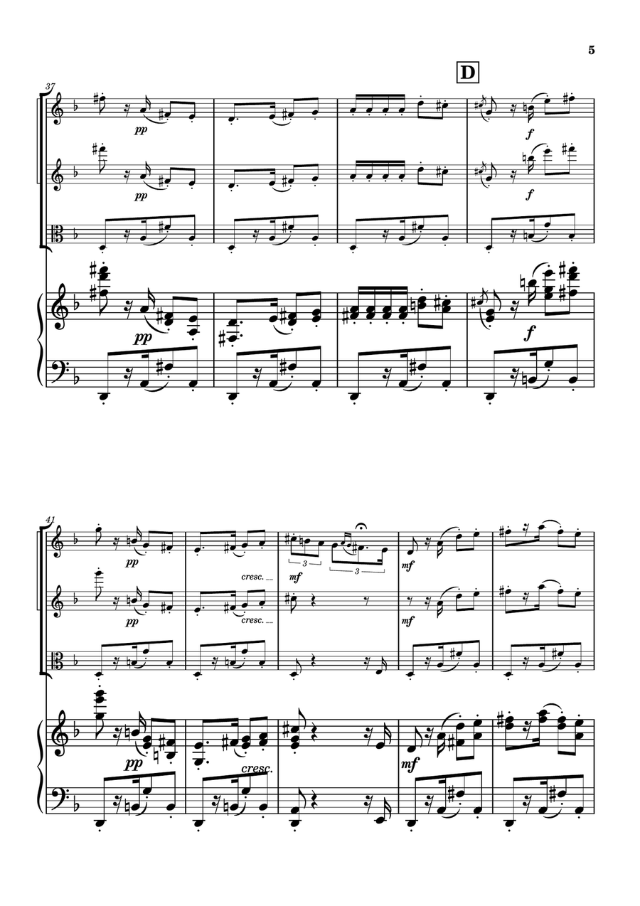 Habanera from Carmen - String Trio String Trio scores gallery preview page 5