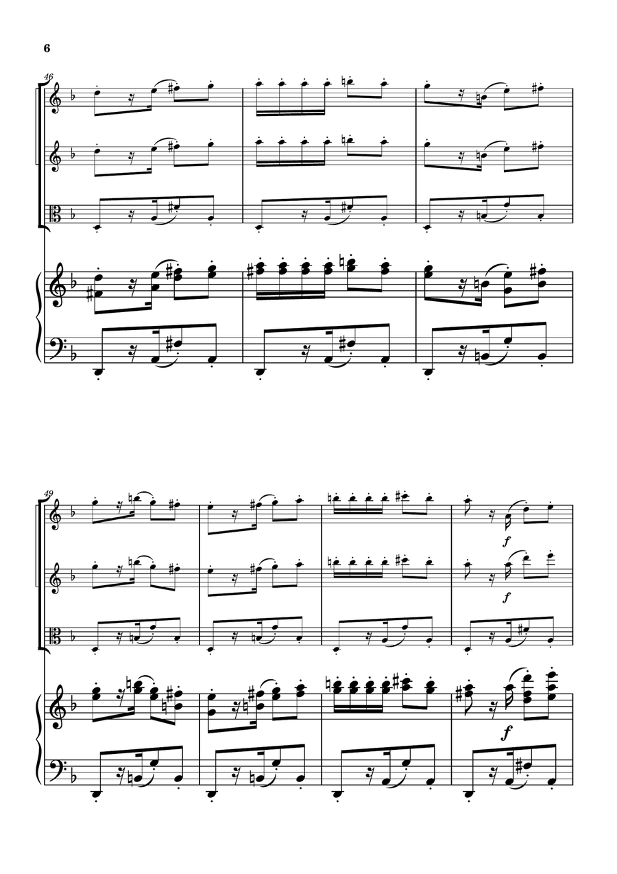 Habanera from Carmen - String Trio String Trio scores gallery preview page 6