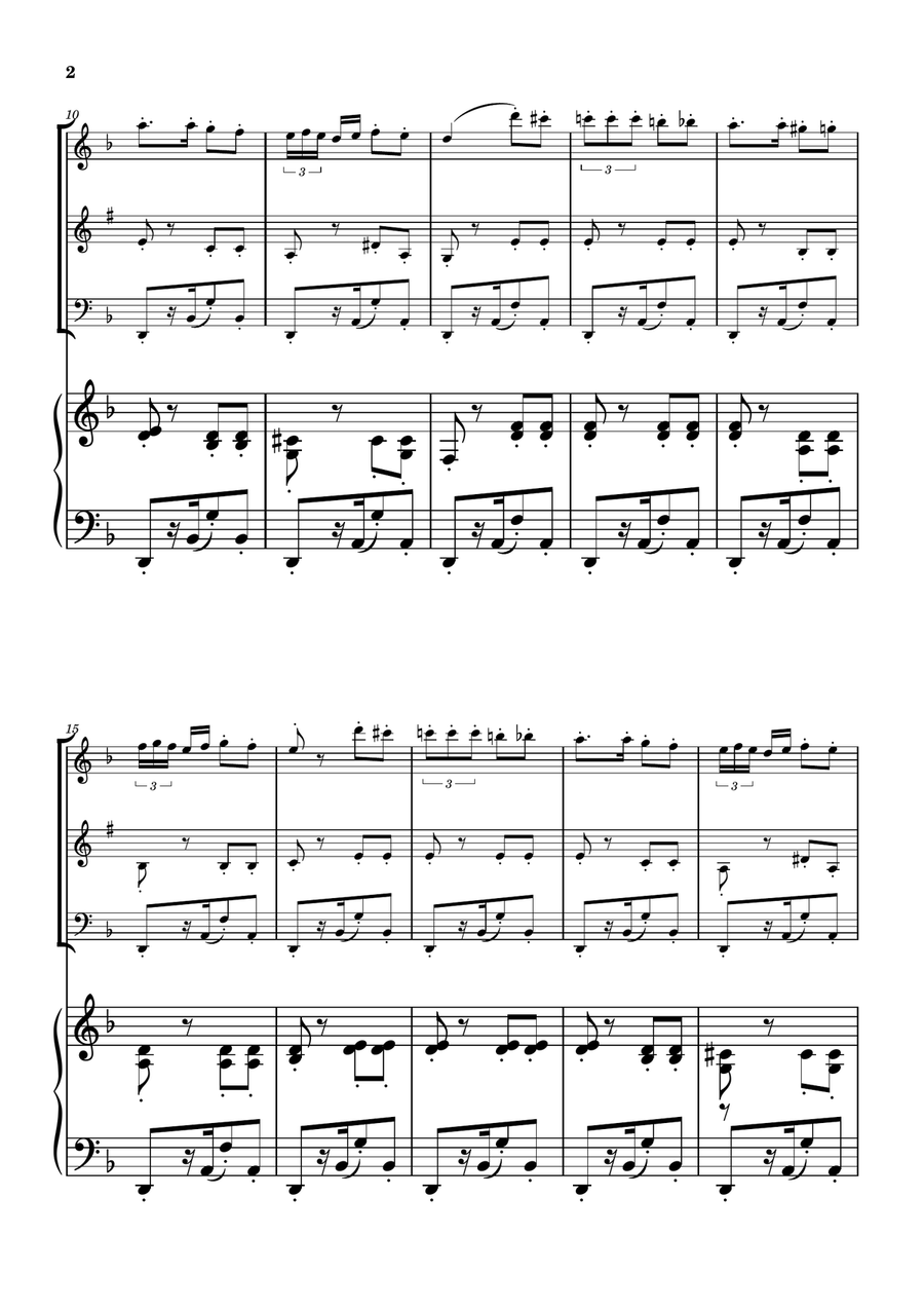 Habanera from Carmen - Woodwind Trio Woodwind Trio scores gallery preview page 2
