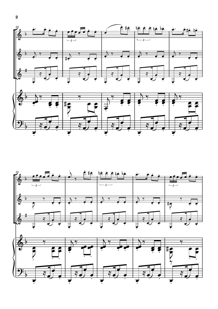 Habanera from Carmen - Woodwind Trio Woodwind Trio scores gallery preview page 2