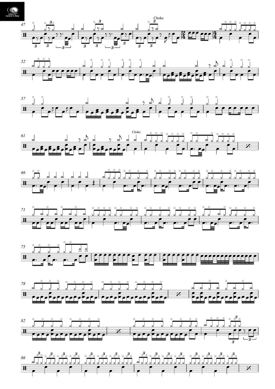 Eye Of The Beholder Eye Of The Beholder Drum Set scores gallery preview page 2