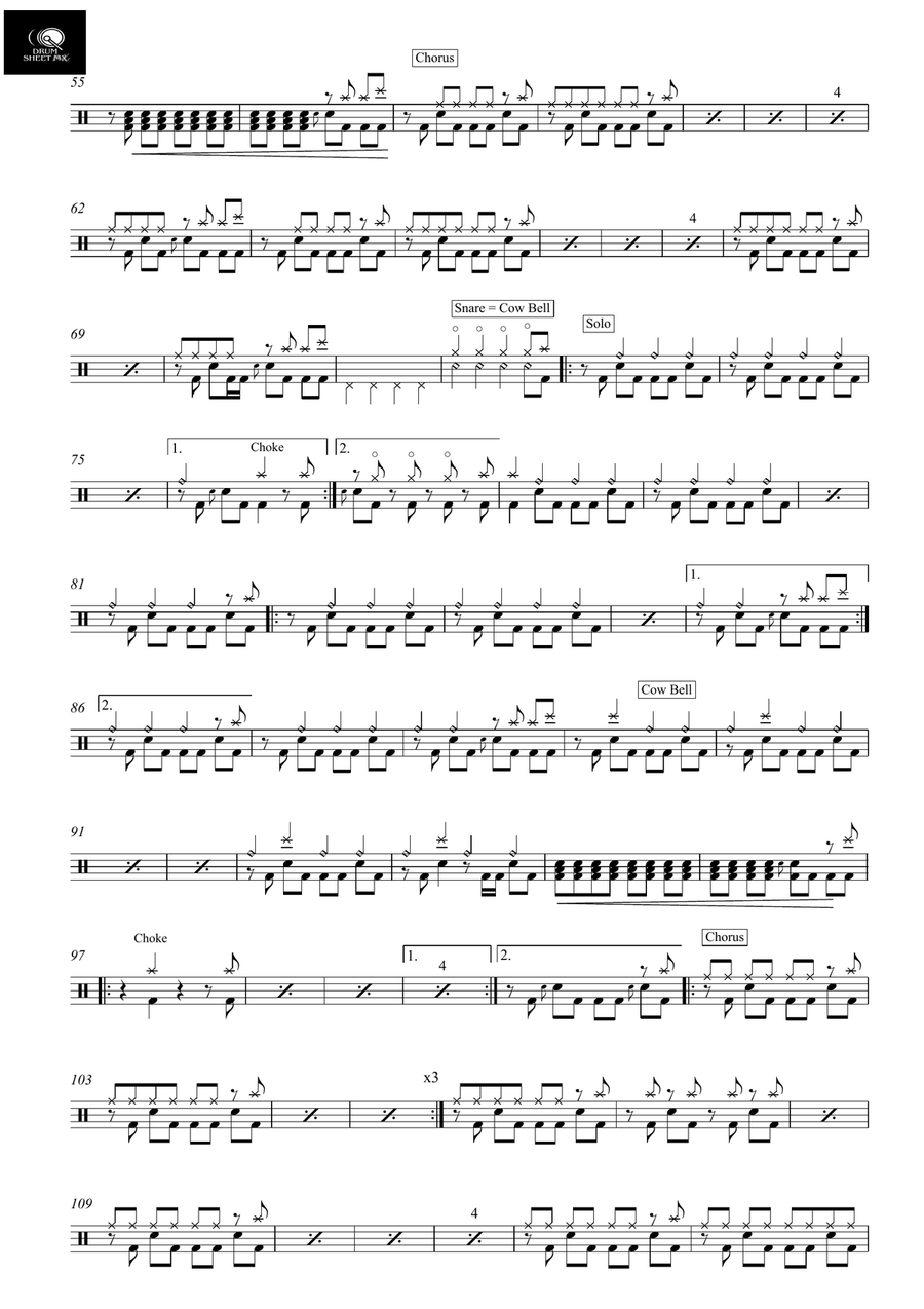 Nightrain Nightrain Drum Set scores gallery preview page 2