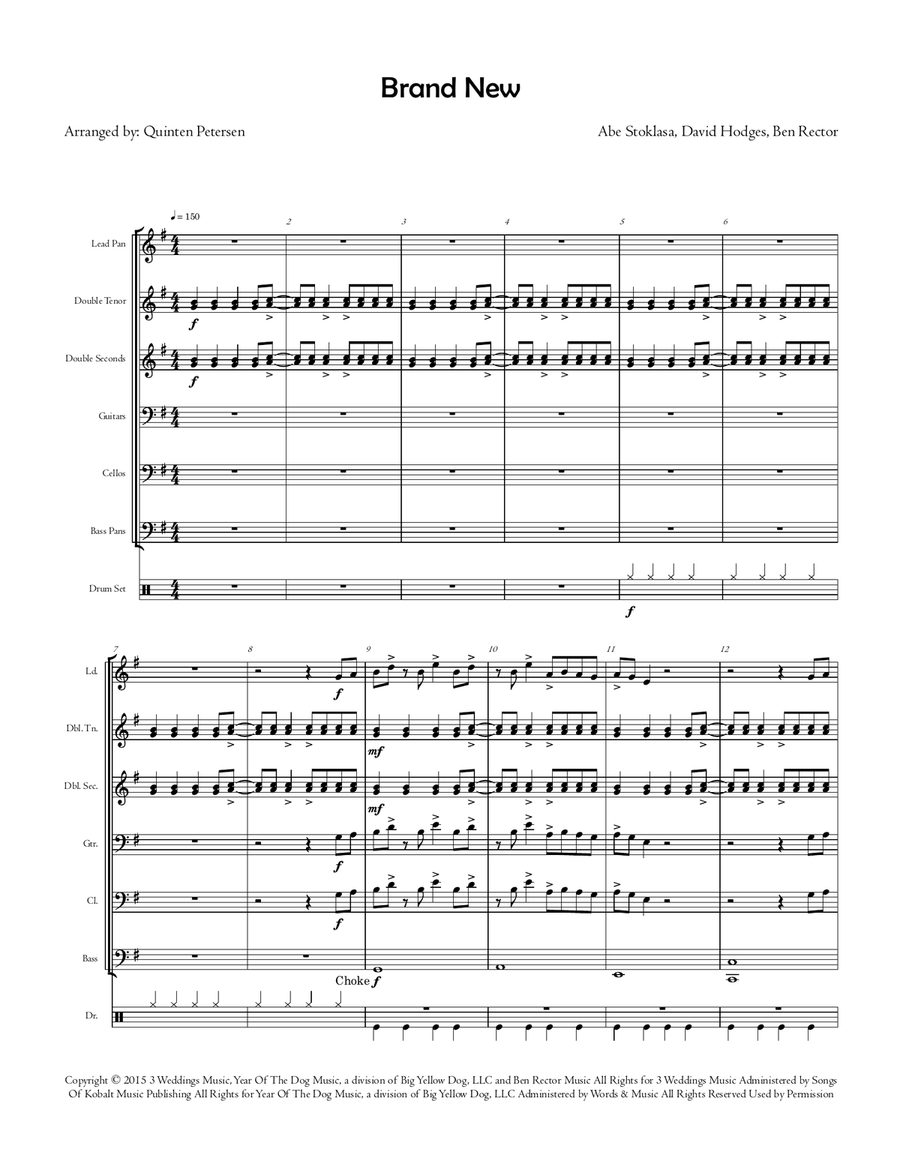 Brand New Steel Drum Band scores gallery preview page 3