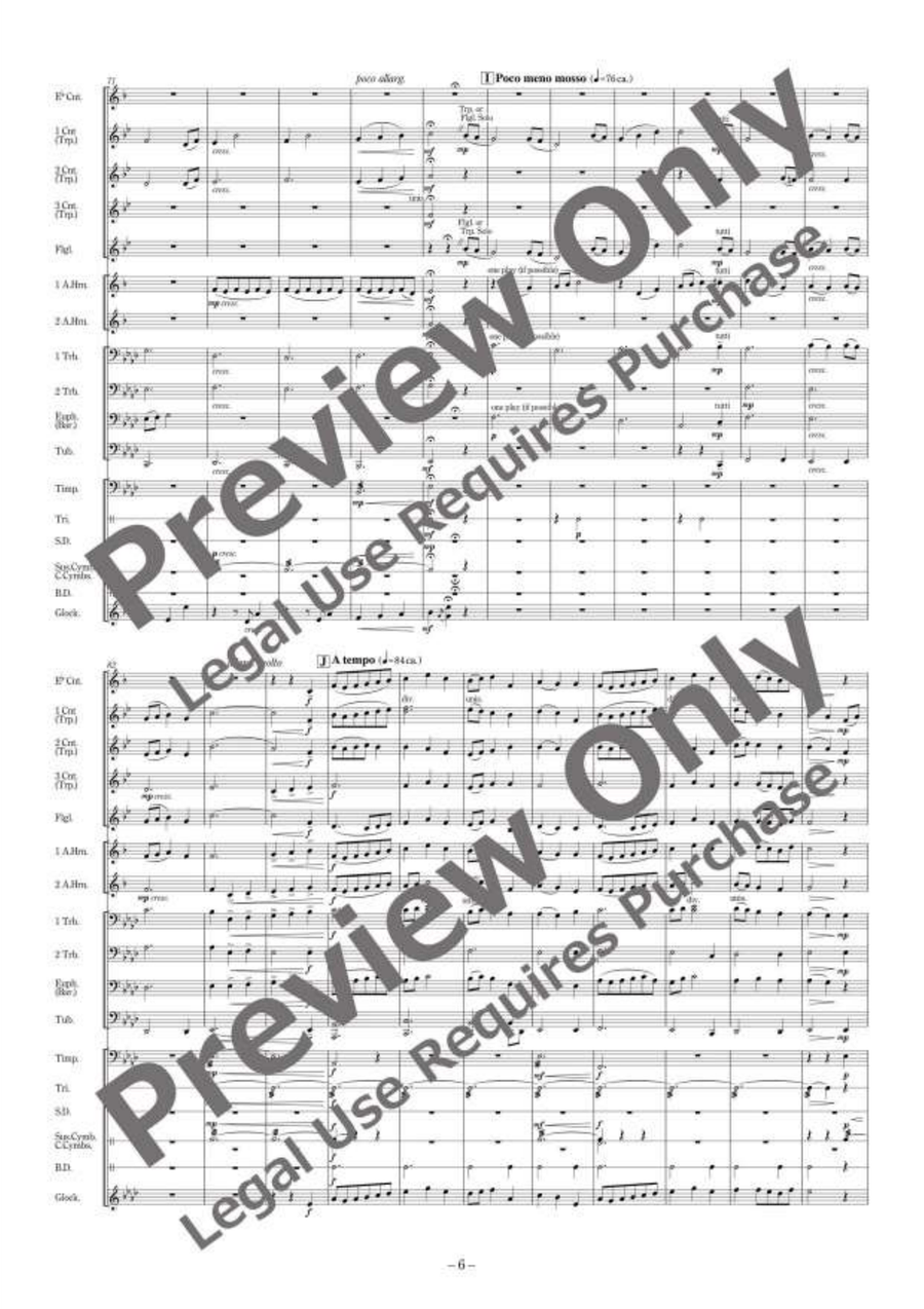 Golden Jubilee for Brass Band Concert Band - Sheet Music page 7