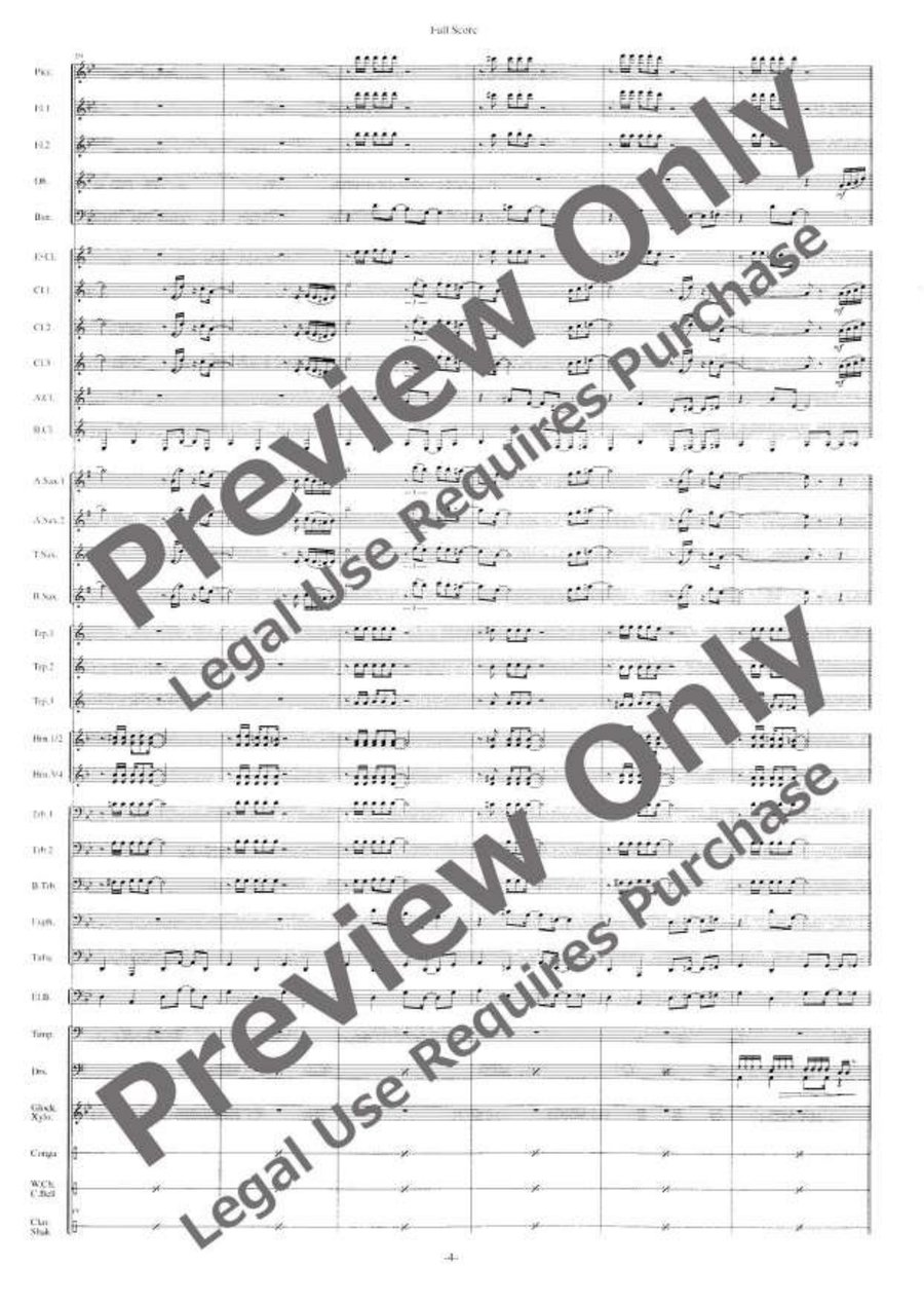 Gelato con caffé Gelato con caffé Concert Band scores gallery preview page 5