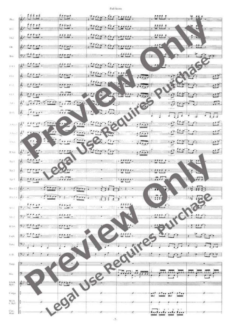 Gelato con caffé Gelato con caffé Concert Band scores gallery preview page 8