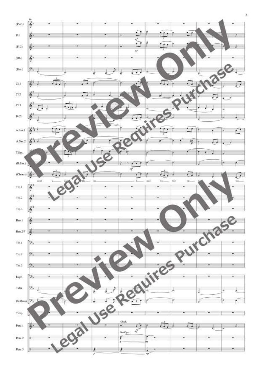 Amazing Grace Amazing Grace Concert Band scores gallery preview page 4