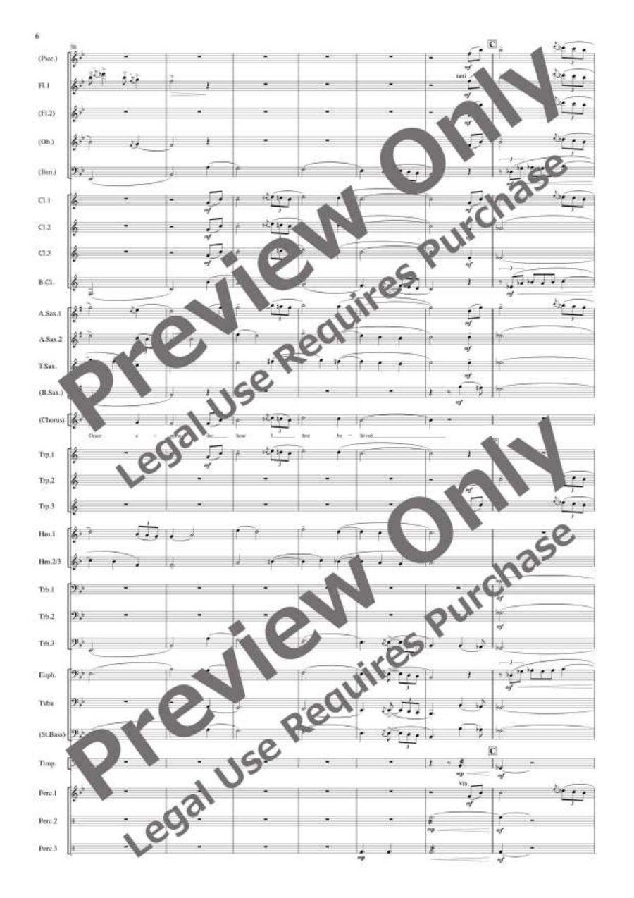 Amazing Grace Amazing Grace Concert Band scores gallery preview page 7