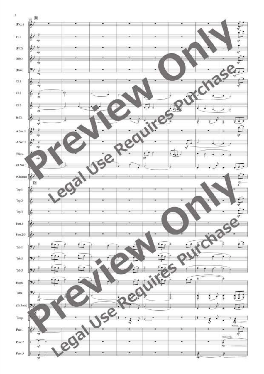 Amazing Grace Amazing Grace Concert Band scores gallery preview page 9
