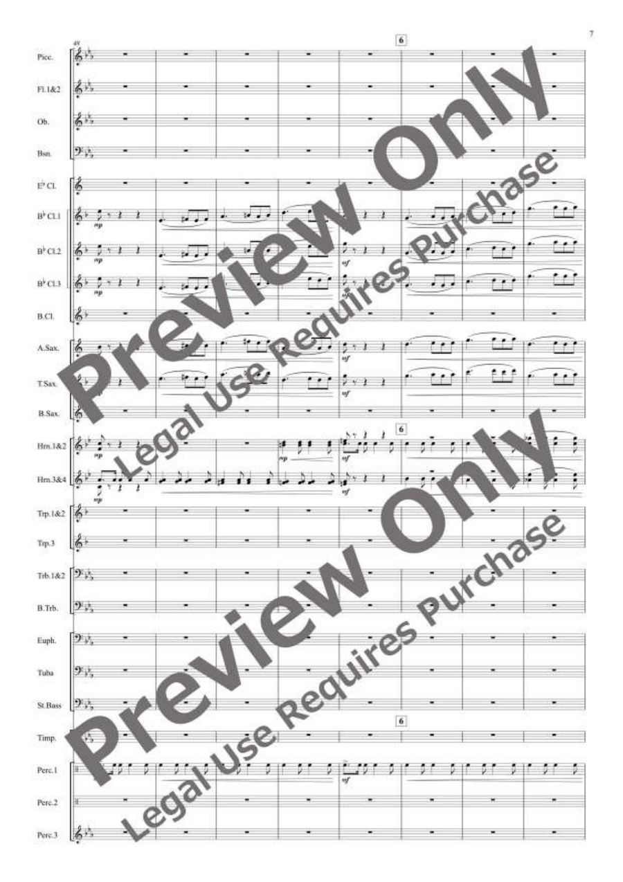 Arirang and Akatonbo Concert Band scores gallery preview page 8