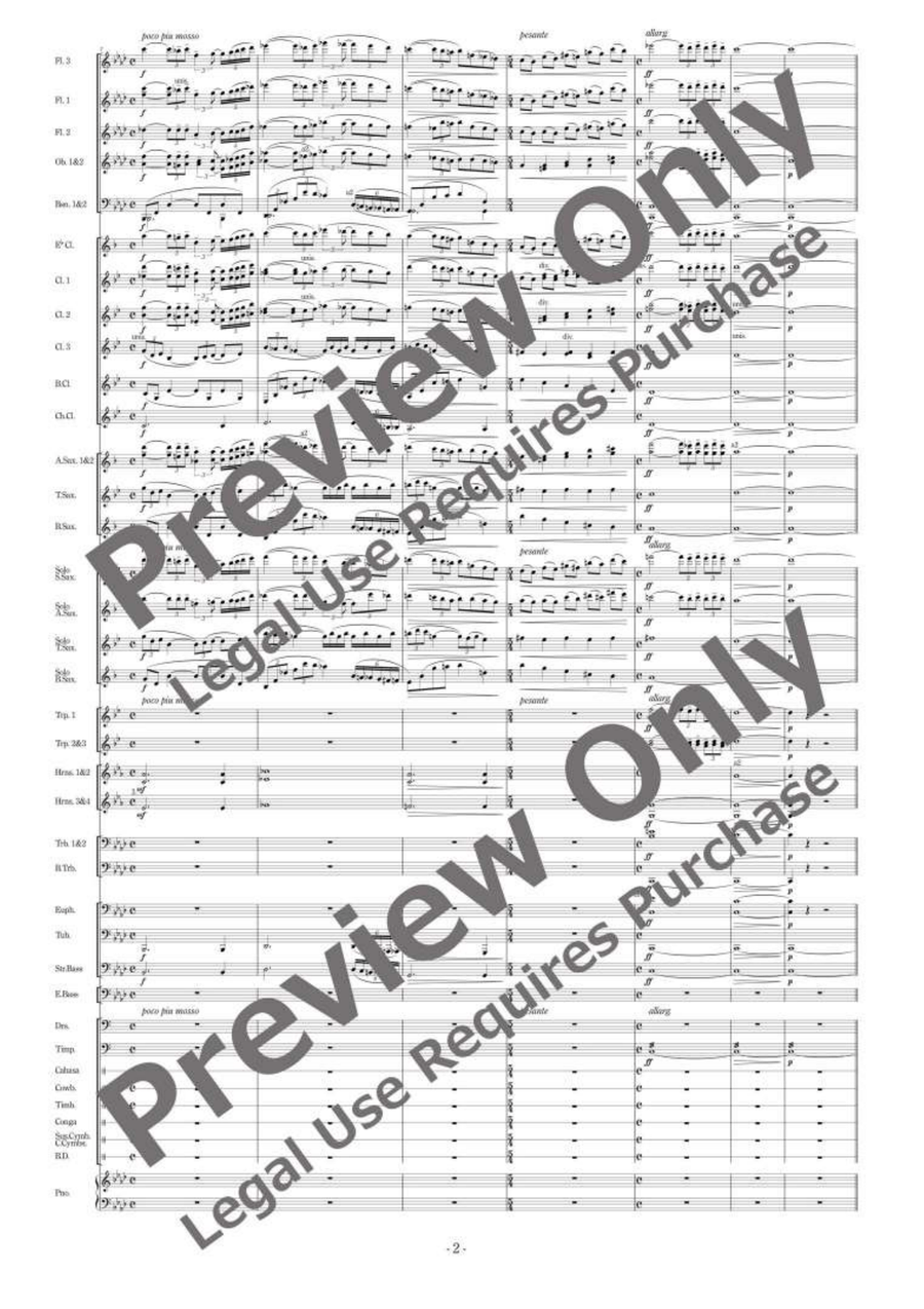 Concerto Grosso Concerto Grosso Concert Band scores gallery preview page 3