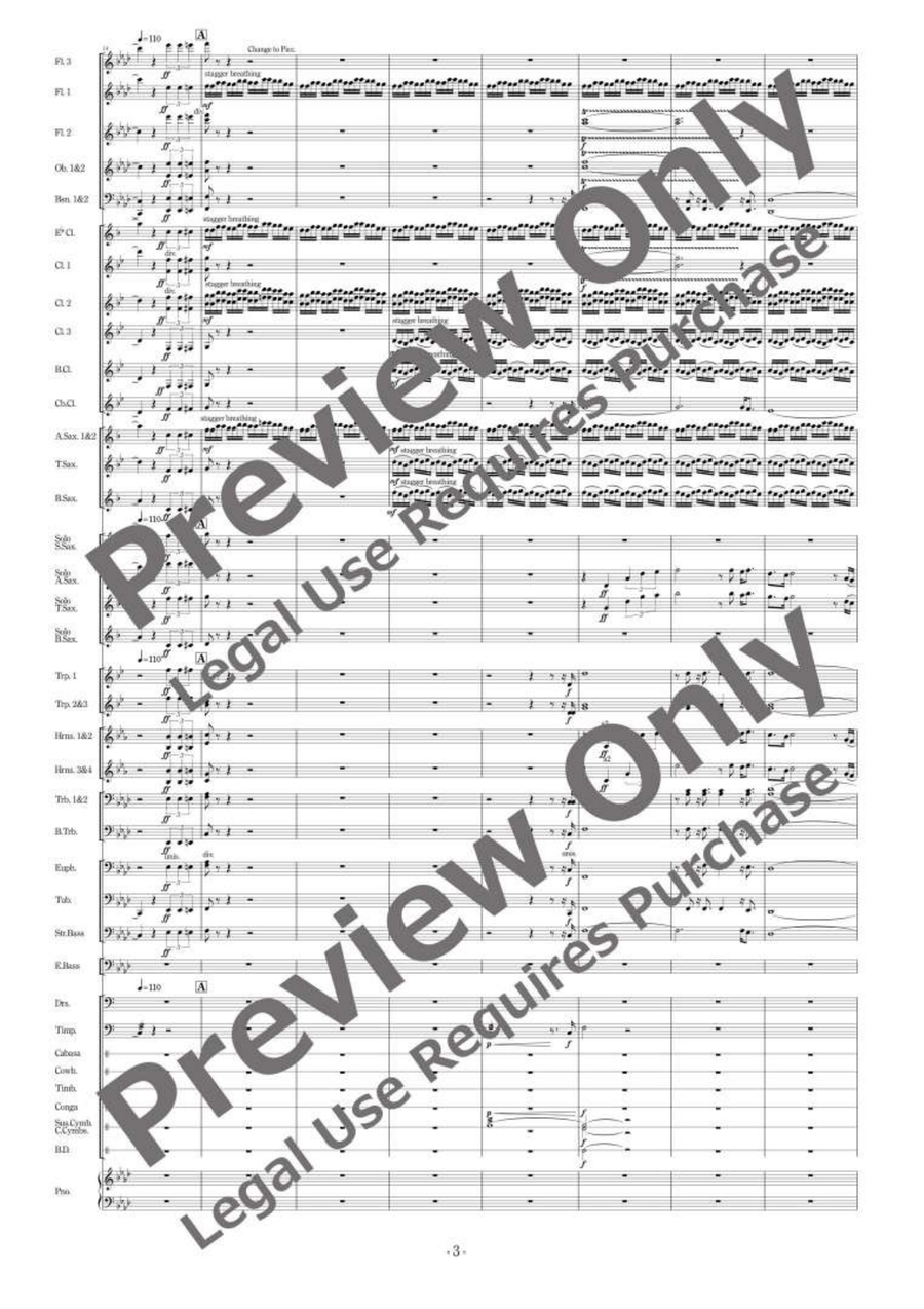 Concerto Grosso Concerto Grosso Concert Band scores gallery preview page 4