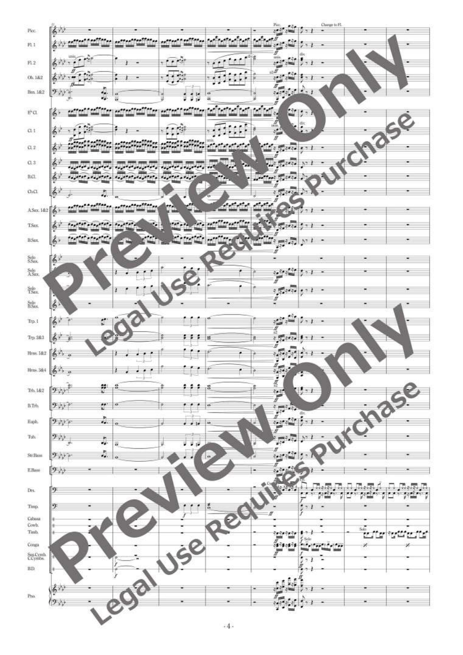 Concerto Grosso Concerto Grosso Concert Band scores gallery preview page 5