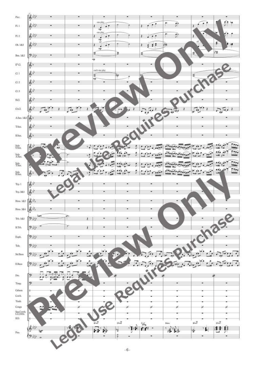 Concerto Grosso Concerto Grosso Concert Band scores gallery preview page 7