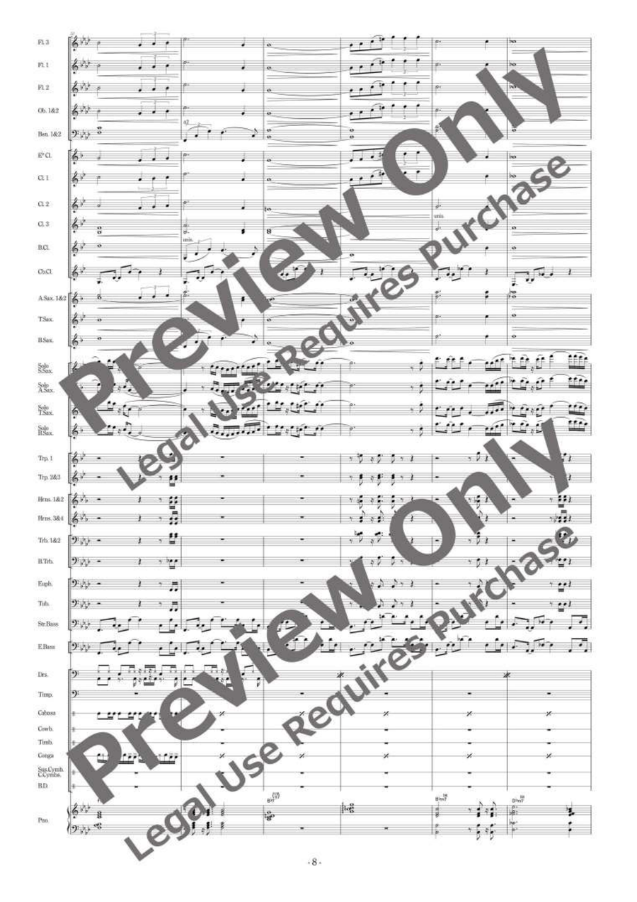 Concerto Grosso Concerto Grosso Concert Band scores gallery preview page 9