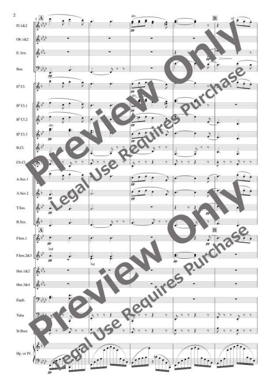 O mio babbino caro O mio babbino caro Concert Band scores gallery preview page 3