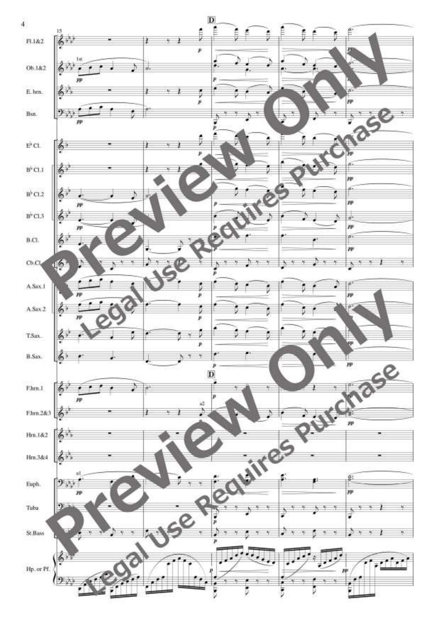 O mio babbino caro O mio babbino caro Concert Band scores gallery preview page 5
