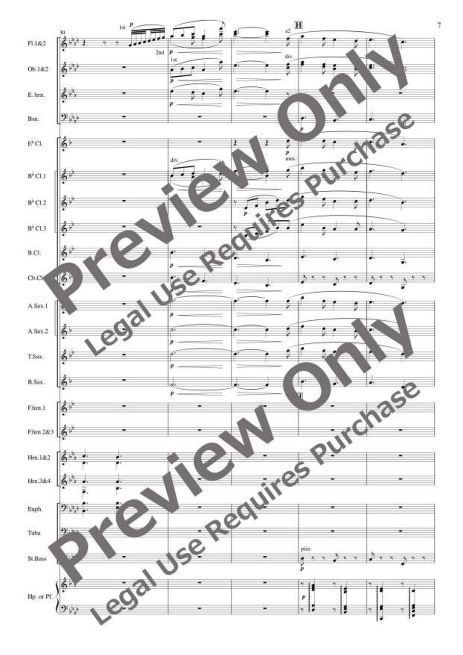 O mio babbino caro O mio babbino caro Concert Band scores gallery preview page 8