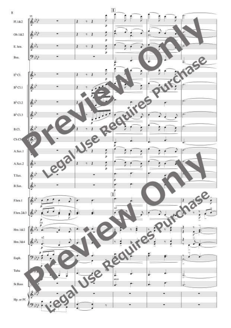 O mio babbino caro O mio babbino caro Concert Band scores gallery preview page 9