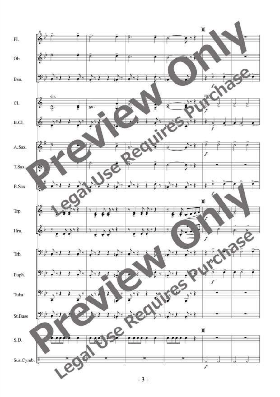 Star Fantasy Concert Band - Sheet Music page 4