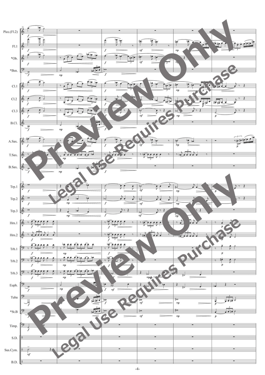 Oneiros Oneiros Concert Band scores gallery preview page 5