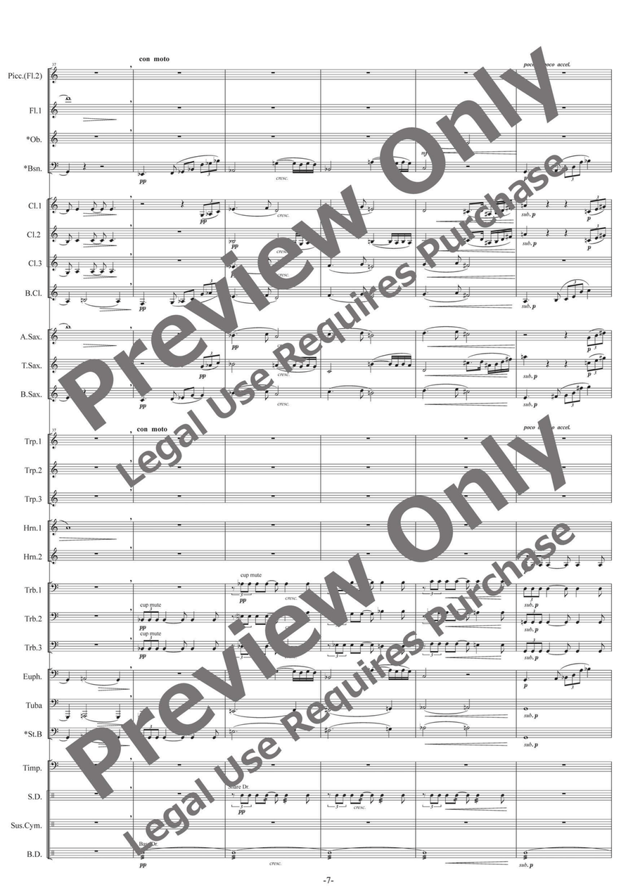 Oneiros Oneiros Concert Band scores gallery preview page 8