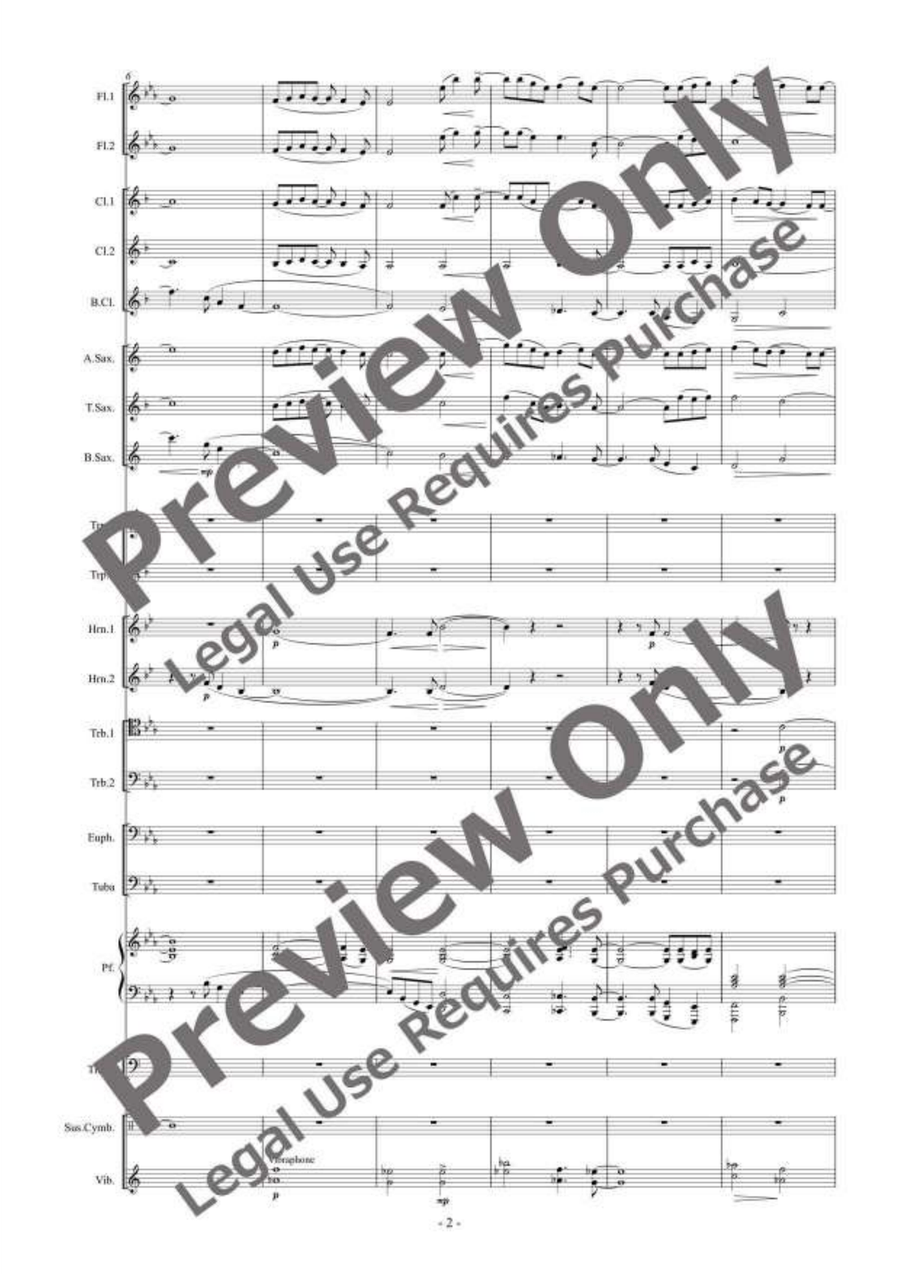 Perspective on Time Perspective on Time Concert Band scores gallery preview page 3