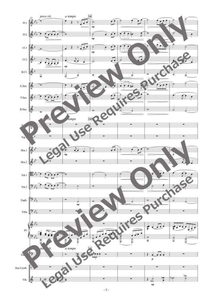 Perspective on Time Perspective on Time Concert Band scores gallery preview page 4