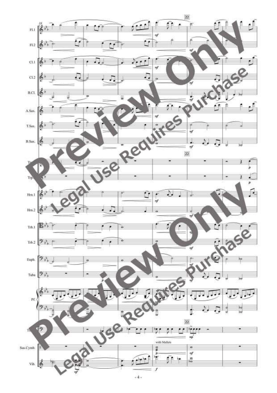 Perspective on Time Perspective on Time Concert Band scores gallery preview page 5