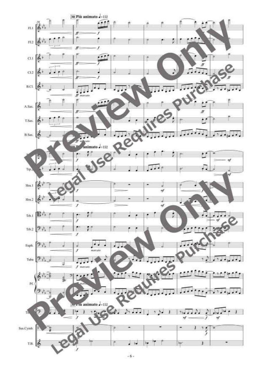 Perspective on Time Perspective on Time Concert Band scores gallery preview page 7