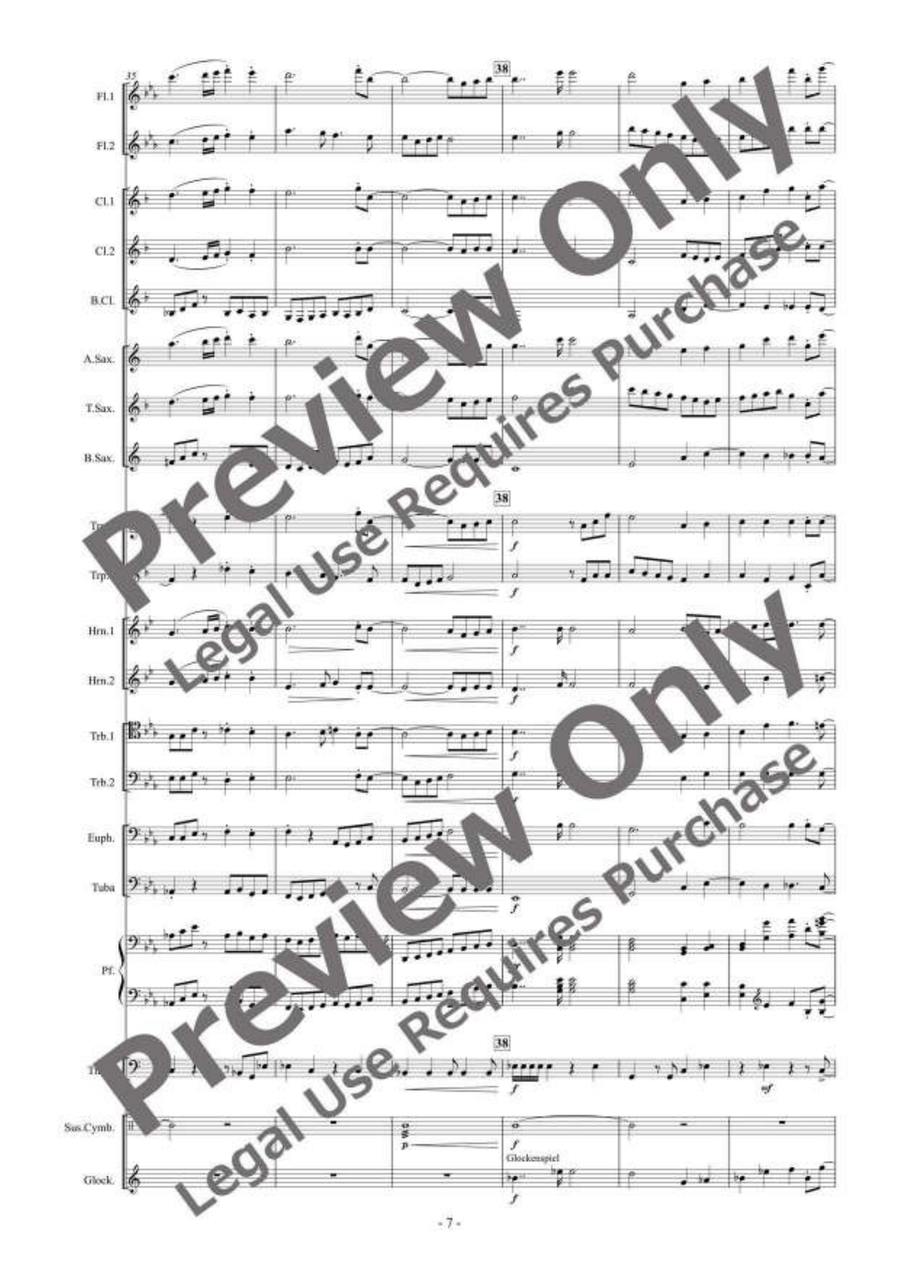 Perspective on Time Perspective on Time Concert Band scores gallery preview page 8